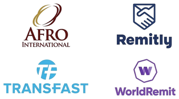 Afro International, Remitly, WorldRemit and Transfast